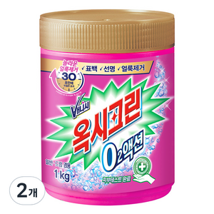 오투액션 분말형 표백제, 1kg, 2개