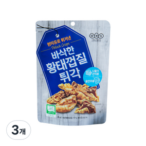 오희숙 전통부각 바삭한 황태껍질 튀각, 35g, 3개