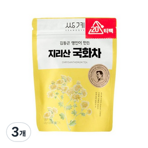 쌍계명차 김동곤 명인이 만든 지리산 국화차, 0.5g, 20개입, 3개