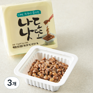 맑은물에 나도 낫또 2개입, 91g, 3개