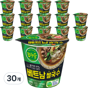 오뚜기 컵누들 베트남 쌀국수 컵라면, 47g, 30개