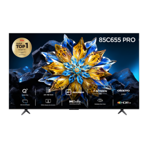 TCL 4K QLED PRO 로컬디밍 스마트TV, 215cm(85인치), 85C655 PRO, 스탠드형, 방문설치