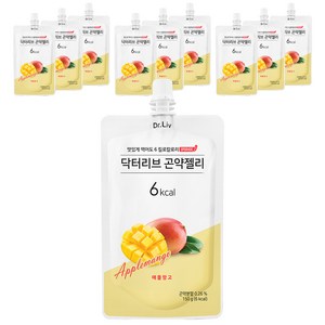 닥터리브 곤약젤리 애플망고맛, 150g, 10개