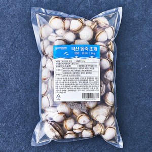 곰곰 국산 동죽 조개, 1kg, 1개