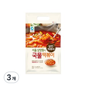 청정원 국물 떡볶이, 380g, 3개