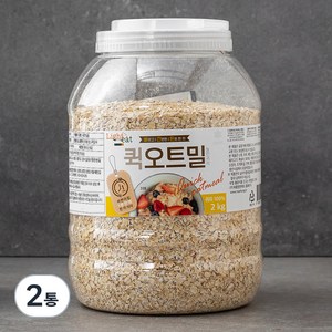 라이트잇 바로먹는 퀵 오트밀, 2kg, 2통