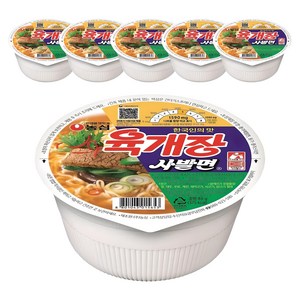 육개장 사발면 86g, 6개