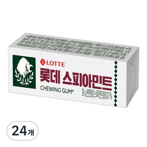 롯데제과 스피아민트 껌, 26g, 24개