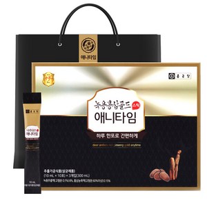 종근당 녹용홍삼 애니타임 골드, 300ml, 1개