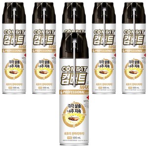 컴배트 프로페셔널 맥스 바퀴용 살충제, 500ml, 6개