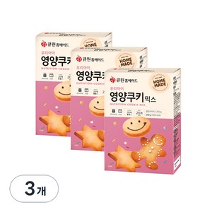 큐원 우리아이 영양쿠키믹스, 3개, 250g