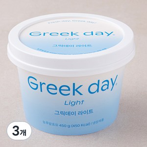 그릭데이 라이트, 450g, 3개