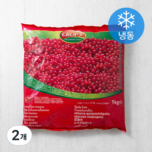 크롭스 폴란드산 레드커런트 (냉동), 1kg, 2개