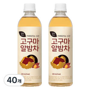 일화차시 고구마알밤차, 40개, 500ml