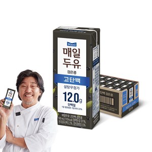 매일두유 고단백 검은콩, 190ml, 24개