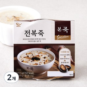 본죽 전복죽, 271.5g, 2개