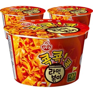 오뚜기 라면볶이 용기 120g, 3개