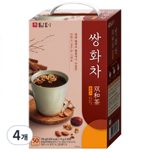 담터 쌍화차 플러스, 15g, 50개입, 4개