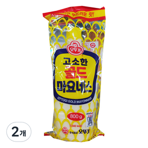 오뚜기 고소한 골드 마요네즈, 800g, 2개