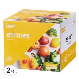 코멧 위생백 소형 17 x 25cm, 소(S), 900개입, 2개