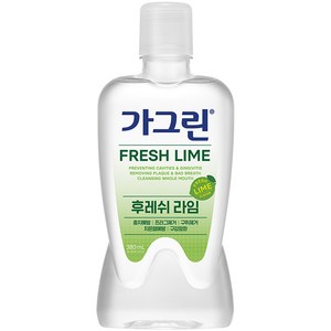 가그린 후레쉬라임 구강청결제, 380ml, 1개