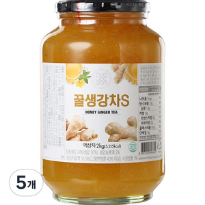 초록원 꿀생강차 S, 2kg, 1개입, 5개