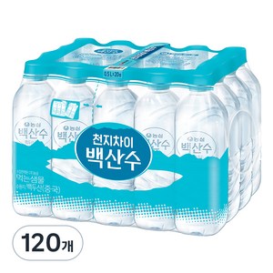 백산수 무라벨 생수, 500ml, 120개