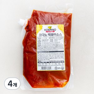 코다노 떡볶이소스, 2kg, 4개