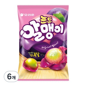 오리온 포도알맹이, 67g, 6개