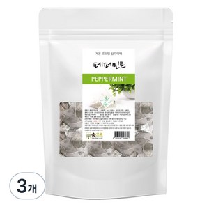 숲으로허브 페퍼민트 티백, 1g, 100개입, 3개