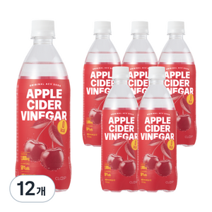 클룹 애사비소다 타트체리 탄산음료, 500ml, 12개