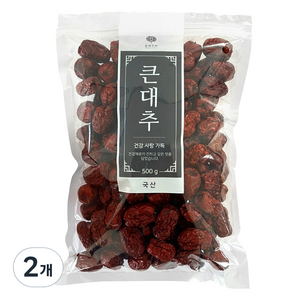 몸애조화 큰대추, 2개, 500g