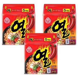 오뚜기 열라면 120g, 15개