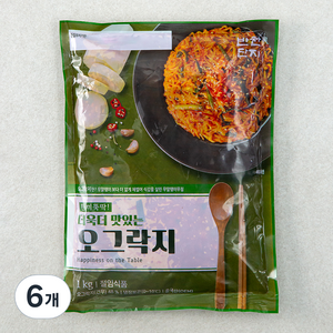 반찬단지 오그락지, 1kg, 6개