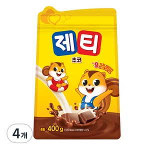 제티 쵸코렛맛 분말, 400g, 1개입, 4개