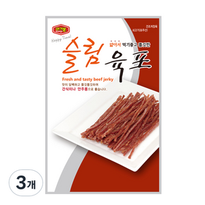 머거본 슬림육포, 50g, 3개