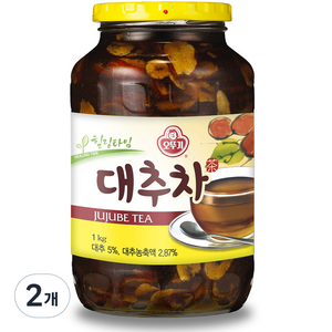 오뚜기 대추차, 1kg, 2개