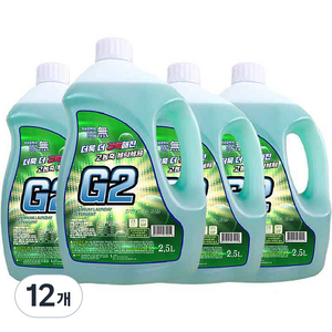 G2 고농축 액체세제 본품, 2.5L, 12개