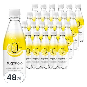 슈가로로 스파클링 레몬사이다, 350ml, 48개