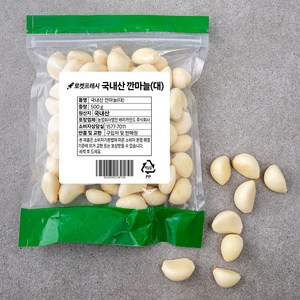 국내산 깐마늘(대), 500g, 1개