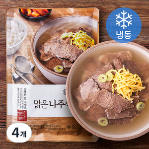 곰곰 맑은 나주식 곰탕 (냉동), 500g, 4개