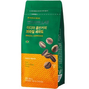 이디야커피연구소 홀빈커피 브라질 세하도, 200g, 1개, 홀빈(분쇄안함)