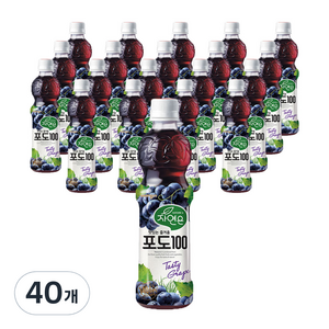 자연은 포도 100, 500ml, 40개