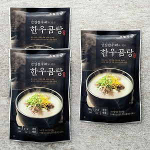 오늘차림 안심한우뼈로 만든 한우다 한우곰탕 냉장, 500g, 3개