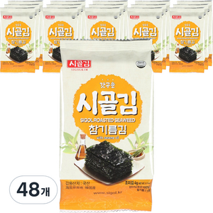 시골김 참기름김 도시락김, 4g, 48개