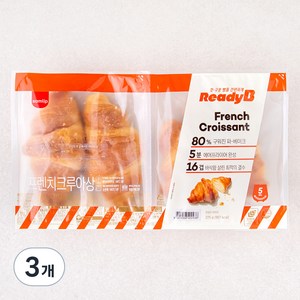 삼립 레디비 프렌치 크루아상 4개입, 3개, 225g