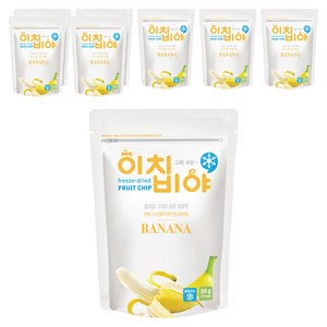 이치비야 동결건조 과일칩 바나나, 20g, 8개