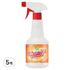 청소해결사 크린피비 찌든때 기름때 제거, 650ml, 5개