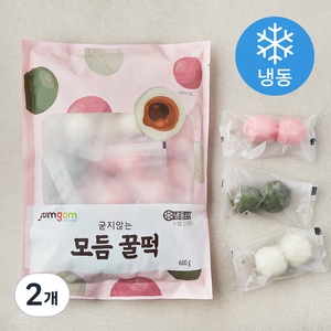 곰곰 굳지않는 모듬 꿀떡 (냉동), 600g, 2개