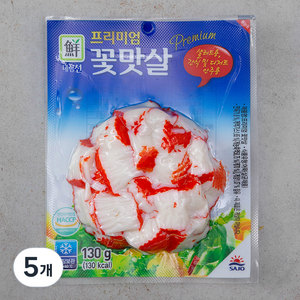 대림선 프리미엄 꽃맛살, 130g, 5개